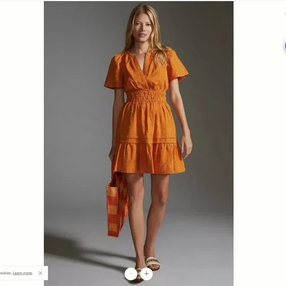 Anthropologie | Dresses | Anthropologie The Somerset Textured Mini Dress |  Poshmark